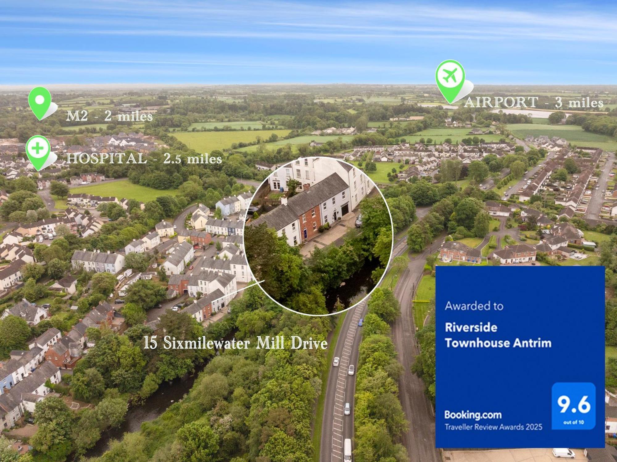 Riverside Townhouse Antrim Extérieur photo